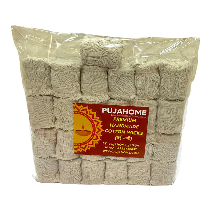 Pujahome Sawa Lakh Batti Pack for Puja(1.25 Lakh Batti)/ Sawa Lakh Cotton Wicks Pack