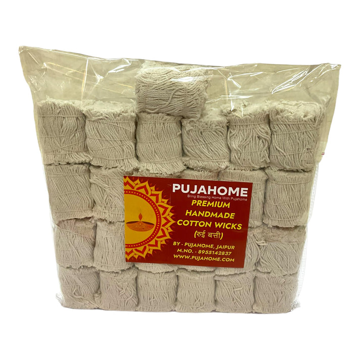 Pujahome Sawa Lakh Batti Pack for Puja(1.25 Lakh Batti)/ Sawa Lakh Cotton Wicks Pack