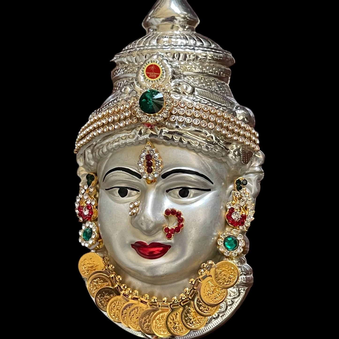 Varalakshmi Devi Face - German Silver